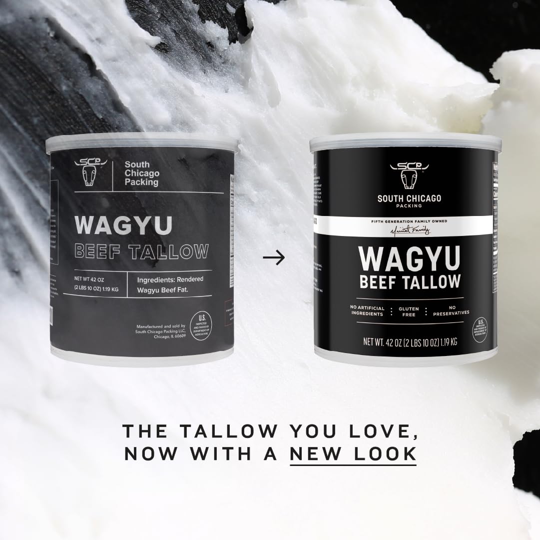 South Chicago Packing Wagyu Beef Tallow, 42 Ounces, Paleo-friendly, Keto-friendly, 100% Pure Wagyu-3