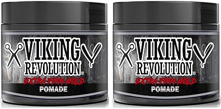 Viking Revolution Extreme Hold Pomade for Men – Style & Finish Your Hair (2 Pack)