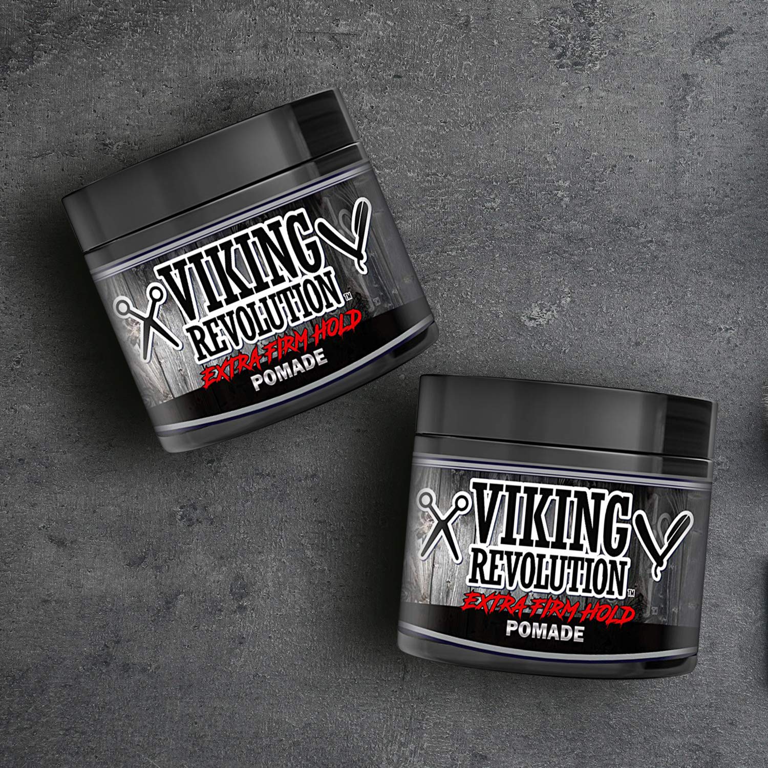 Viking Revolution Extreme Hold Pomade for Men – Style & Finish Your Hair (2 Pack)-4