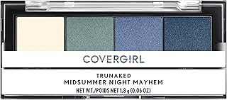 COVERGIRL COVERGIRL Trunaked Quad Eyeshadow Palette, Night Mayhem, Midsummer Night Mayhem, 0.06 Ounce