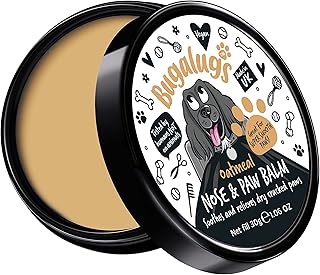 Dog Paw Pad Balm & Dog Nose Balm 30 g (1.06 oz) - Moisturizing Dog Paw Balm That Creates an Invisible Barrier That Protects and Heals Dry Cracked Paws - All-Natural Dog Paw Balm with Oatmeal