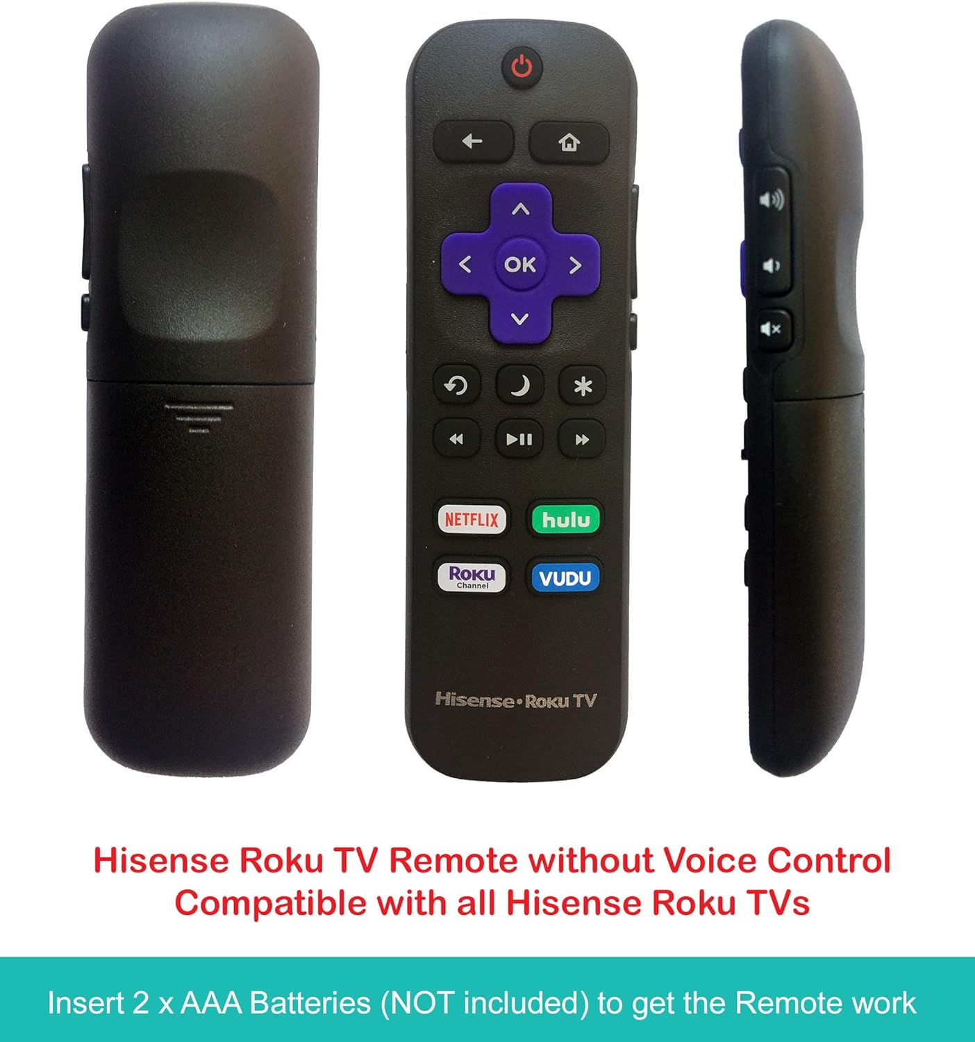 Hisense Roku TV IR Remote-1