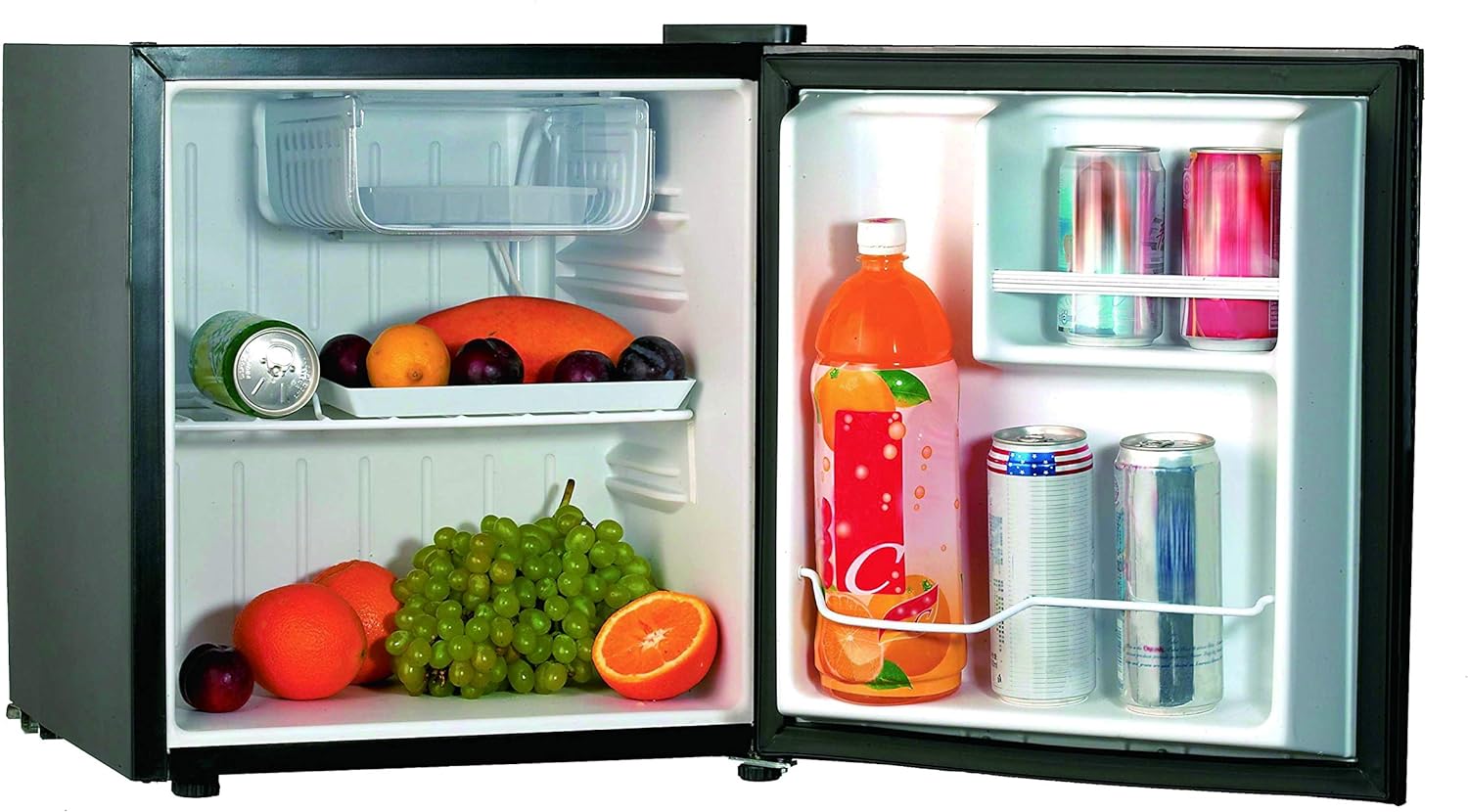 Frigidaire EFR182 1.6 cu ft Stainless Steel Mini Fridge. Perfect for Home or The Office. Platinum Series, 1.8-1