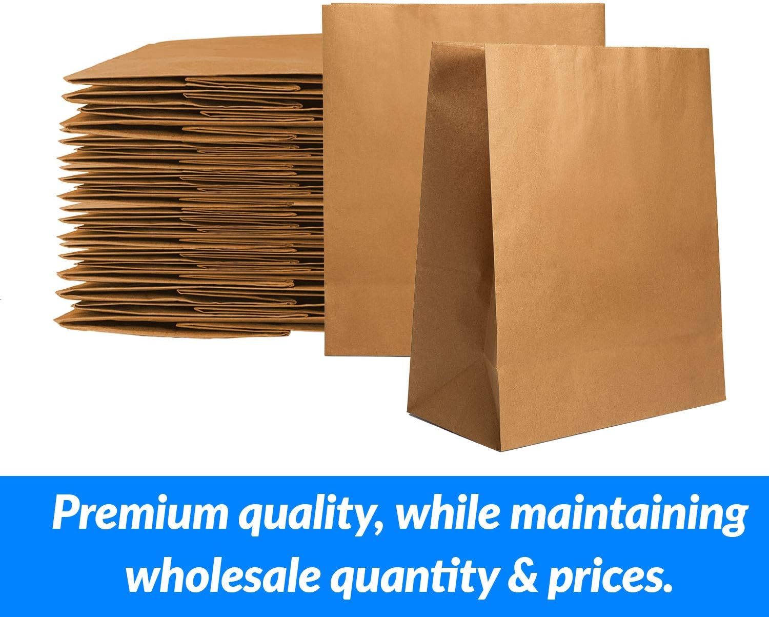 Reli. Paper Grocery Bags (125 Pcs Bulk) (12x7x17) 70 Lbs Basis, Extra Heavy Duty | Brown Paper Bag, Large Paper Grocery Bags/Kraft Paper Sacks -Takeout Bags/Restaurant, Retail, Shopping Bags-2