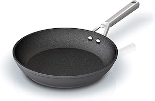 Ninja C30026 Foodi NeverStick Premium 10.25 Inch Fry Pan, Hard-Anodized, Nonstick, Durable & Oven Safe to 500°F, Slate Grey