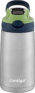 Contigo AUTOSPOUT Camping Hydration Thermal Bottle, 1 Count (Pack of 1), Blueberry/Green Apple