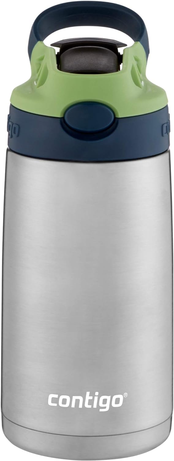 Contigo AUTOSPOUT Camping Hydration Thermal Bottle, 1 Count (Pack of 1), Blueberry/Green Apple-0