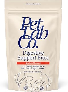 PetLab Co. Digestive Support Bites - Dog Training Treats - Chewy Dog Treats to Support Gut Health - Training Treats for Dogs - Premium Ingredients and Nutritional Benefits - Delicious Puppy Treats