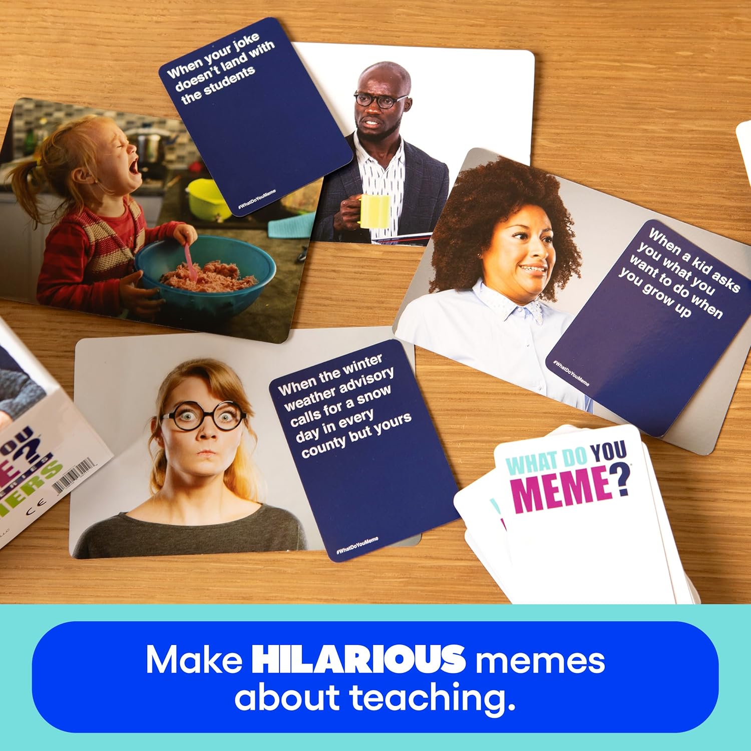 WHAT DO YOU MEME? Teacher's Edition - The Hilarious Party Game for Teachers-1