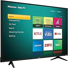 Hisense 65-Inch Class R6 Series 4K UHD Smart Roku TV with Alexa Compatibility, Dolby Vision HDR, DTS Studio Sound, Game Mode (65R6G),Black