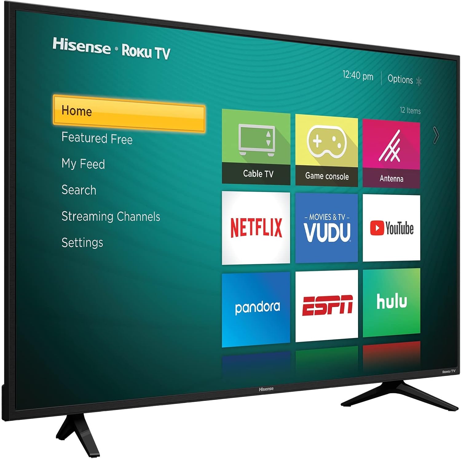 Hisense 65-Inch Class R6 Series 4K UHD Smart Roku TV with Alexa Compatibility, Dolby Vision HDR, DTS Studio Sound, Game Mode (65R6G),Black-0