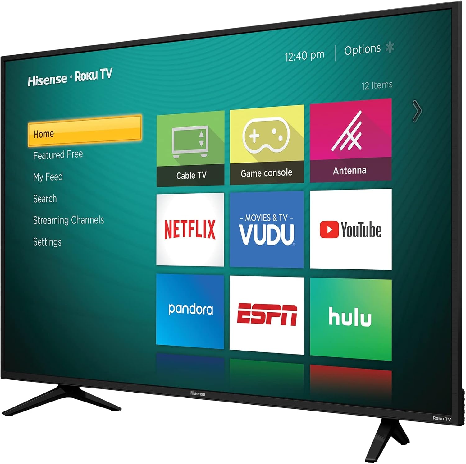 Hisense 65-Inch Class R6 Series 4K UHD Smart Roku TV with Alexa Compatibility, Dolby Vision HDR, DTS Studio Sound, Game Mode (65R6G),Black-2