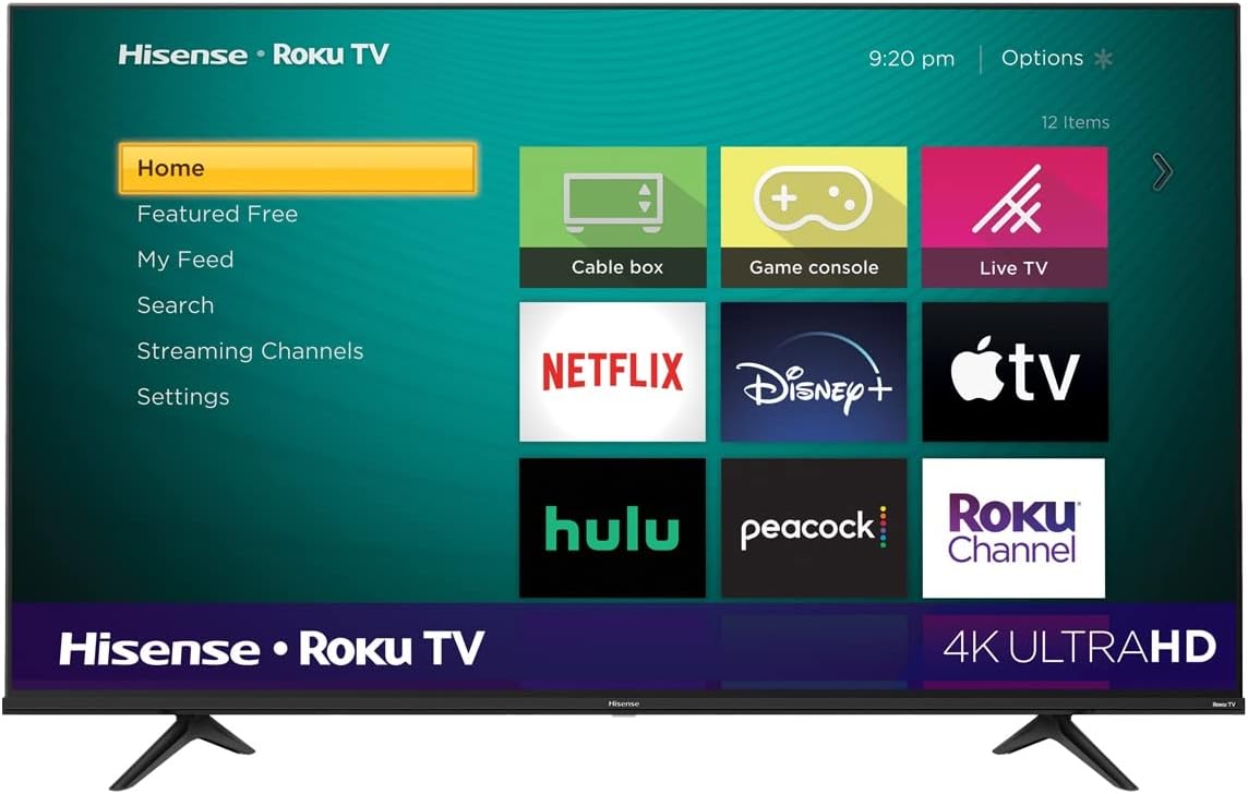 Hisense 65-Inch Class R6 Series 4K UHD Smart Roku TV with Alexa Compatibility, Dolby Vision HDR, DTS Studio Sound, Game Mode (65R6G),Black-3