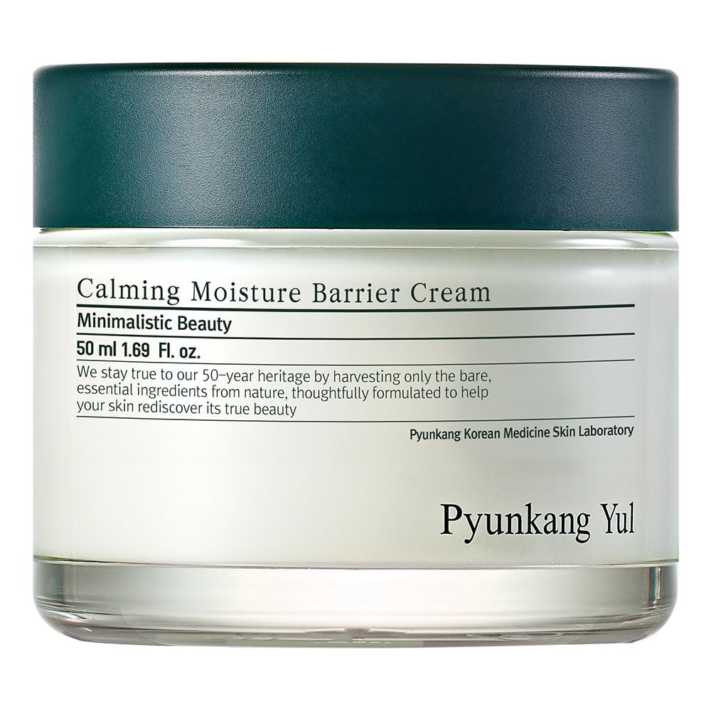 Pyunkang Yul [PKY] Calming Moisture Barrier Cream Instantly Soothes Sensitive Skin, Hyaluronic Acid & Ceramide for Hydration, Vegan, Korean Skincare (1.69 Fl. Oz, 50ml)-0