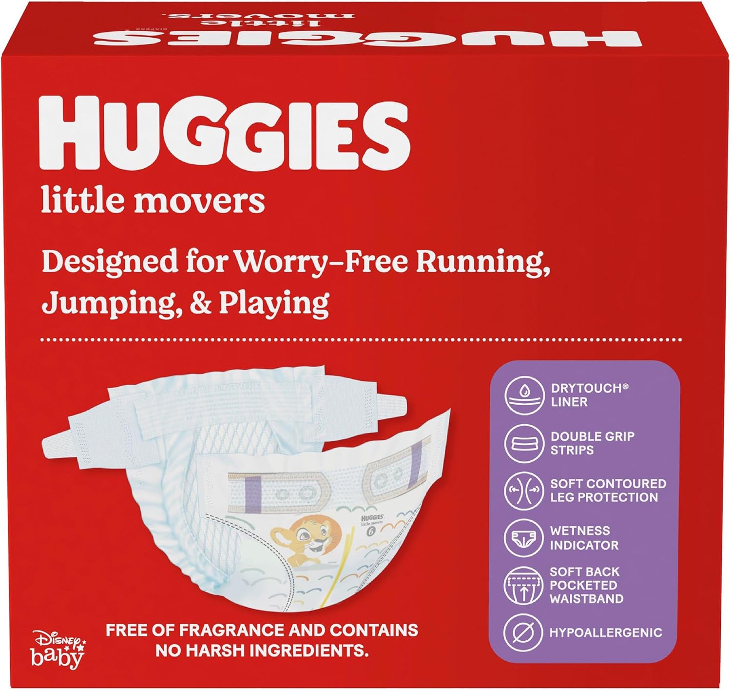 Huggies Size 4 Diapers, Little Movers Baby Diapers, Size 4 (22-37 lbs), 140 Ct (2 Packs of 70)-11