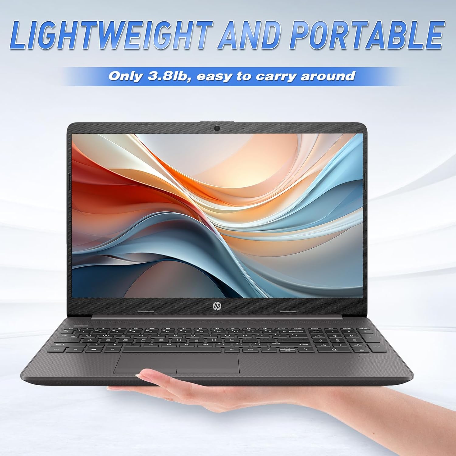 HP 15 Slim Copilot Ready AI Laptop • 16GB RAM • 1TB Storage (512GB SSD + 512GB External Hard Drive) • AMD AI-Powered Processor • 15.6 FHD Display • Long Battery Life • Windows 11 Pro • w/WOWPC Bundle-5