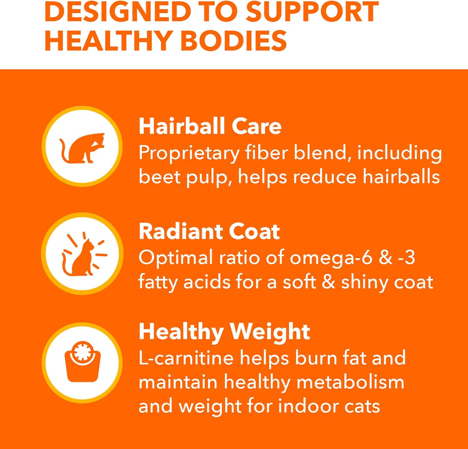 IAMS Proactive Health Indoor Weight & Hairball Care Adult Dry Cat Food with Salmon, 3.5 lb. Bag-4