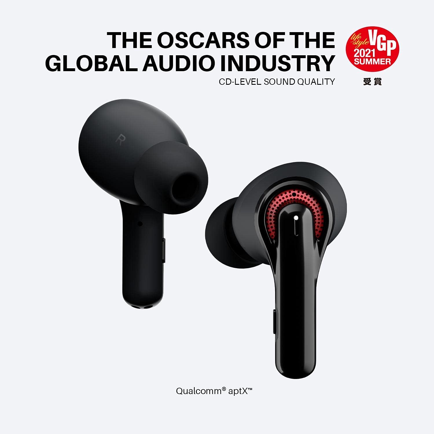 Tribit Wireless Earbuds, Qualcomm QCC3040 Bluetooth 5.2, 4 Mics CVC 8.0 Call Noise Reduction 50H Playtime Clear Calls Volume Control True Wireless Bluetooth Earbuds Earphones, FlyBuds C1 Black-2