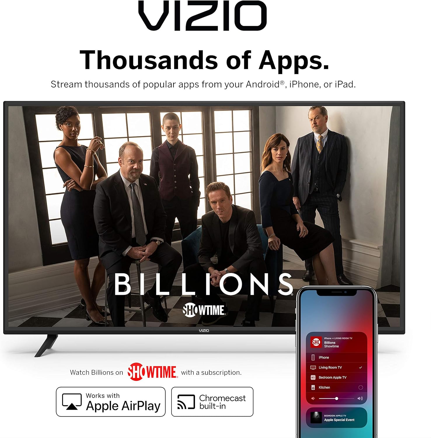 VIZIO 65 Inch 4K Smart TV, V-Series UHD LED HDR Television with Apple AirPlay and Chromecast Built-in-5