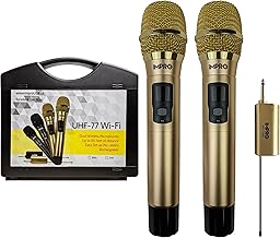 ImPro UHF-77Wifi Professional UHF Wireless Microphone System (Gold with Case)