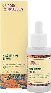 Good Molecules Niacinamide Serum - 10% Niacinamide Balancing B3 Facial Serum for Acne, Tone, Texture - Brightening and Hydrating Skincare for Face