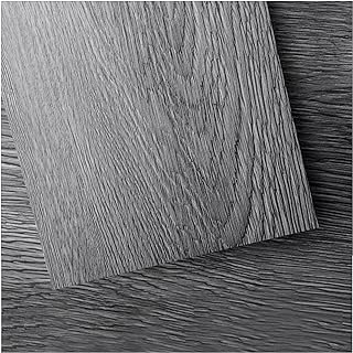 Art3d Peel and Stick Floor Tile Vinyl Wood Plank 36-Pack 54 Sq.Ft, Deep Gray, Rigid Surface Hard Core Easy DIY Self-Adhesive Flooring