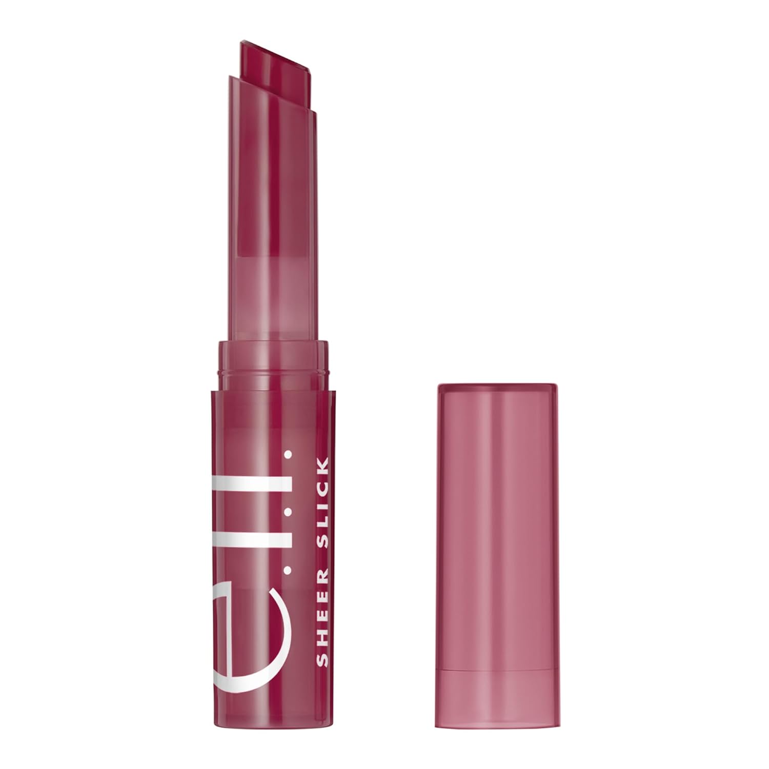 e.l.f. Sheer Slick Lipstick, Hydrating Lipstick For Sheer Color With A Shiny Finish, Infused With Vitamin E, Vegan & Cruelty-free, Black Cherry-0