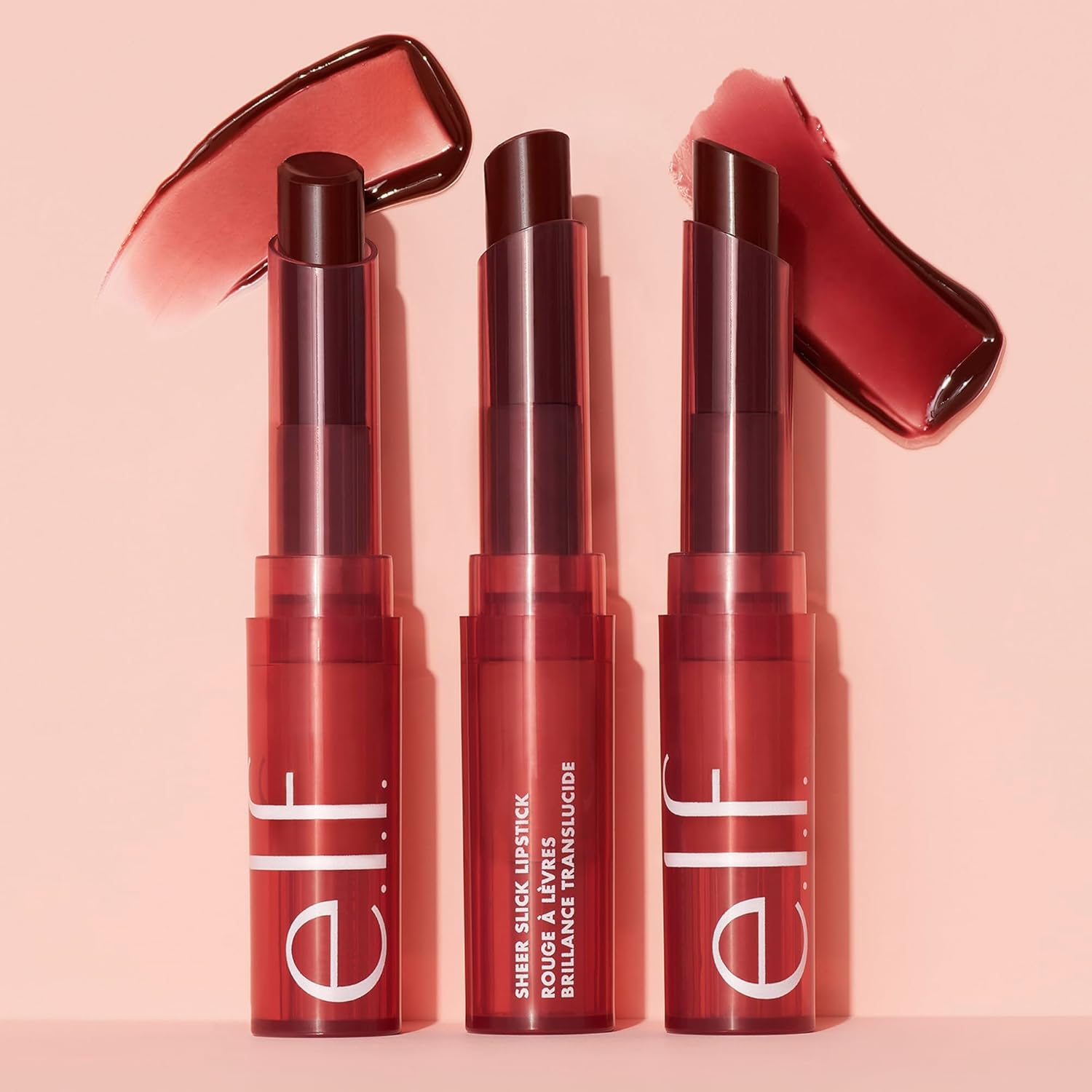 e.l.f. Sheer Slick Lipstick, Hydrating Lipstick For Sheer Color With A Shiny Finish, Infused With Vitamin E, Vegan & Cruelty-free, Black Cherry-3