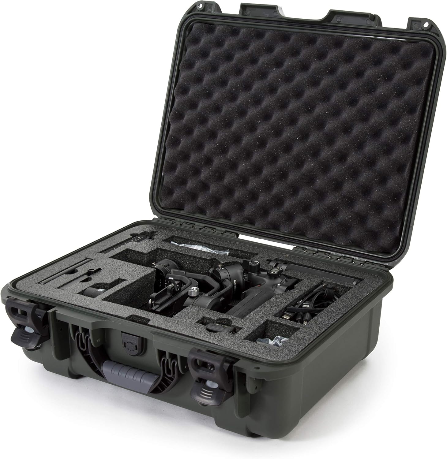 Nanuk 920 Waterproof Hard Case with Custom Foam Insert for DJI Ronin-S 3 Mini-0