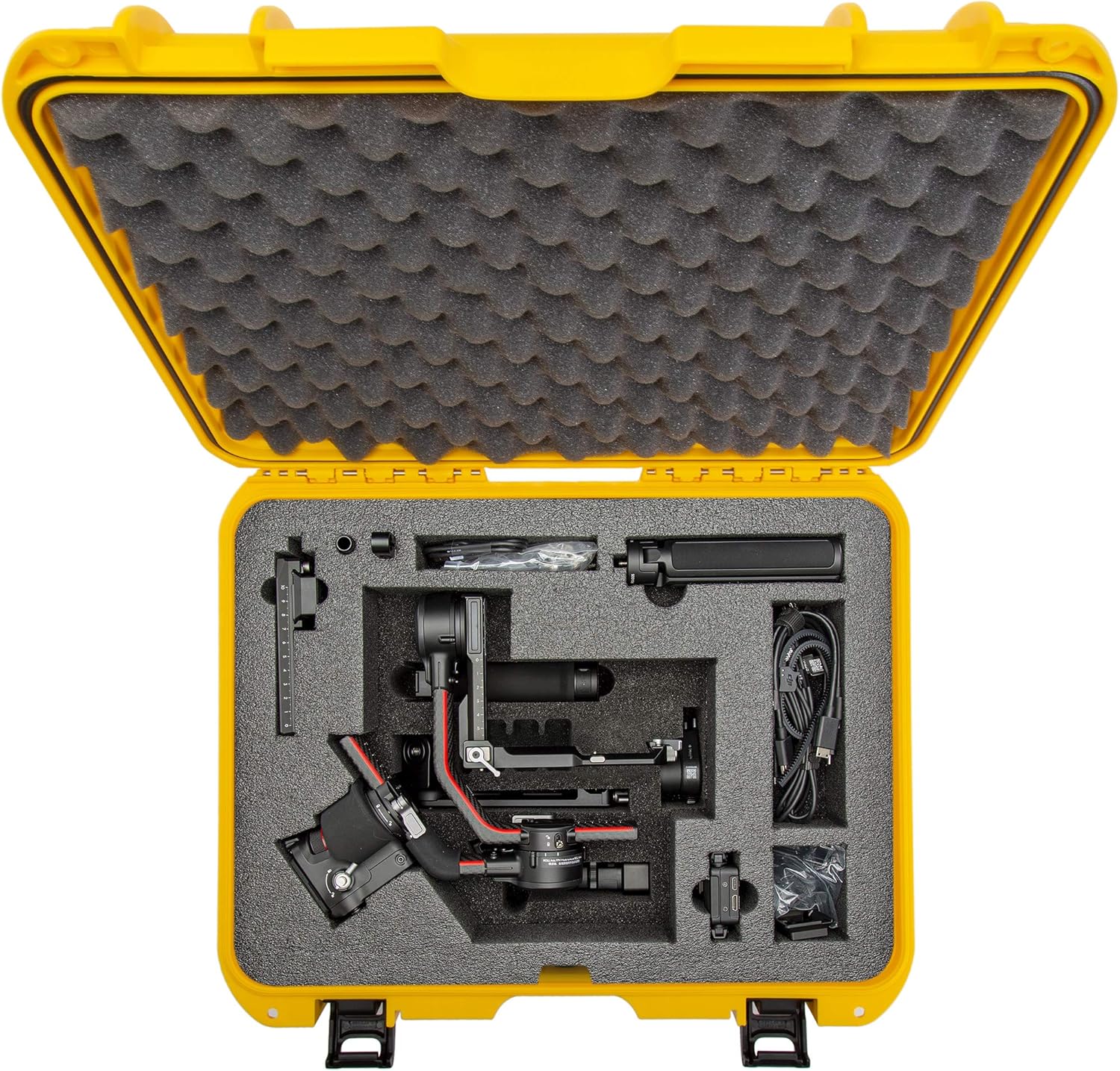 Nanuk Waterproof Hard Case with Foam Insert for DJI Ronin RS 2 and Pro Combo Version - Yellow (930-RONS24)-2