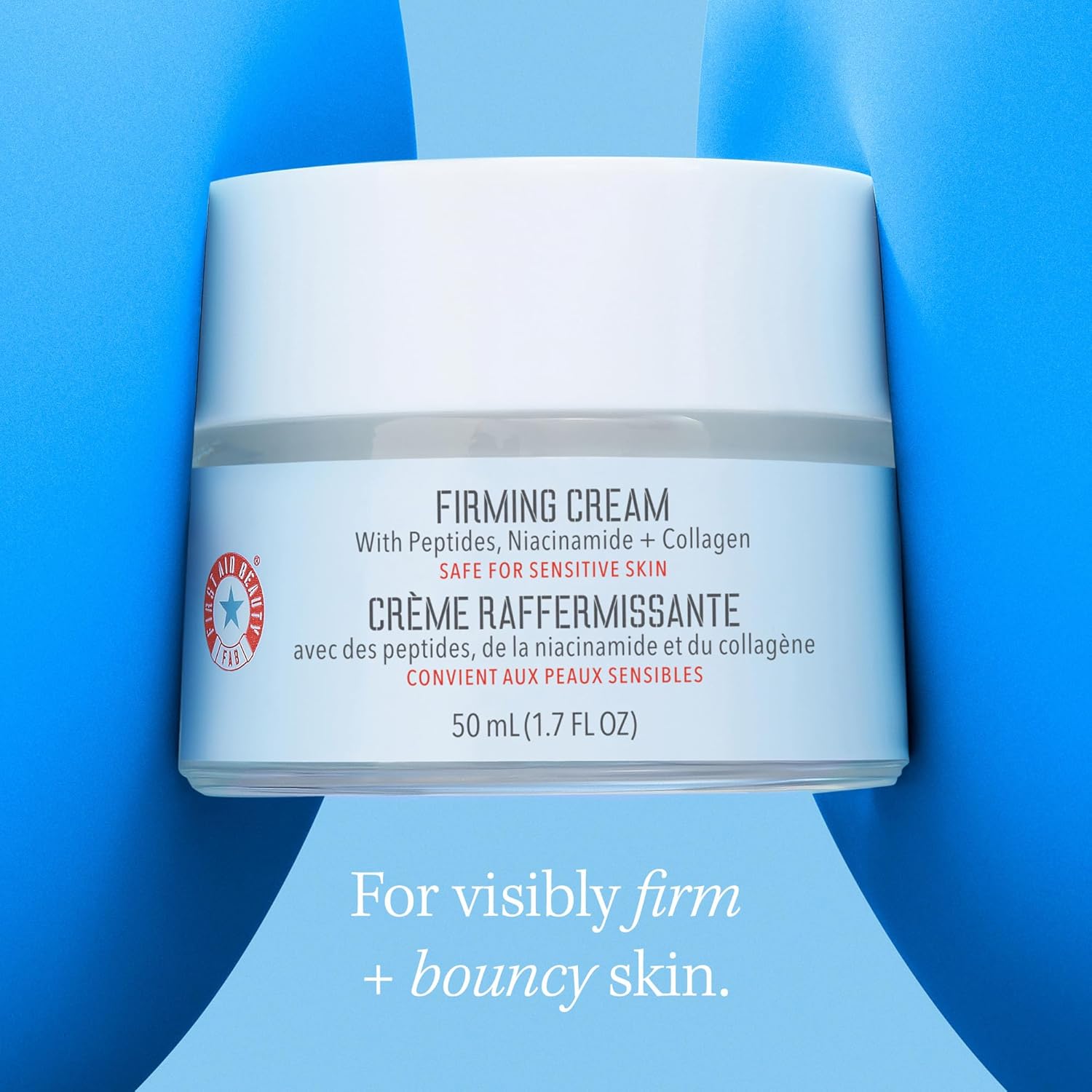 First Aid Beauty Firming Collagen Cream with Collagen, Peptides and Niacinamide – Day + Night Anti-Aging Face Moisturizer – 1.7 fl oz-2