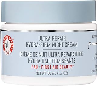 First Aid Beauty Ultra Repair Hydra-Firm Night Cream, Intense Nighttime Moisturizer – 1.7 Oz.