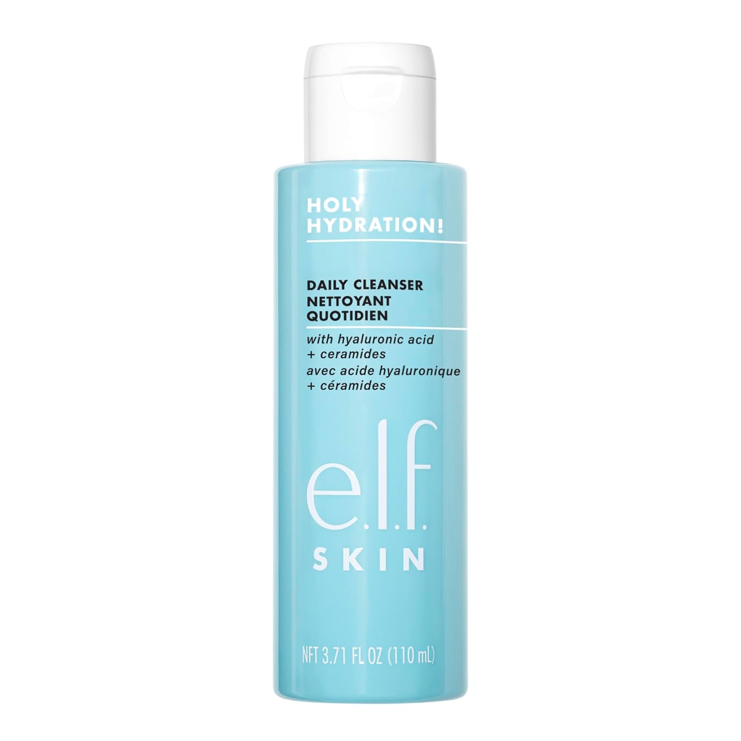 e.l.f. Holy Hydration! Daily Cleanser, Face Cleanser For Washing Away Excess Oil, Impurities & Makeup, Made With Hyaluronic Acid, Vegan & Cruelty-Free-0