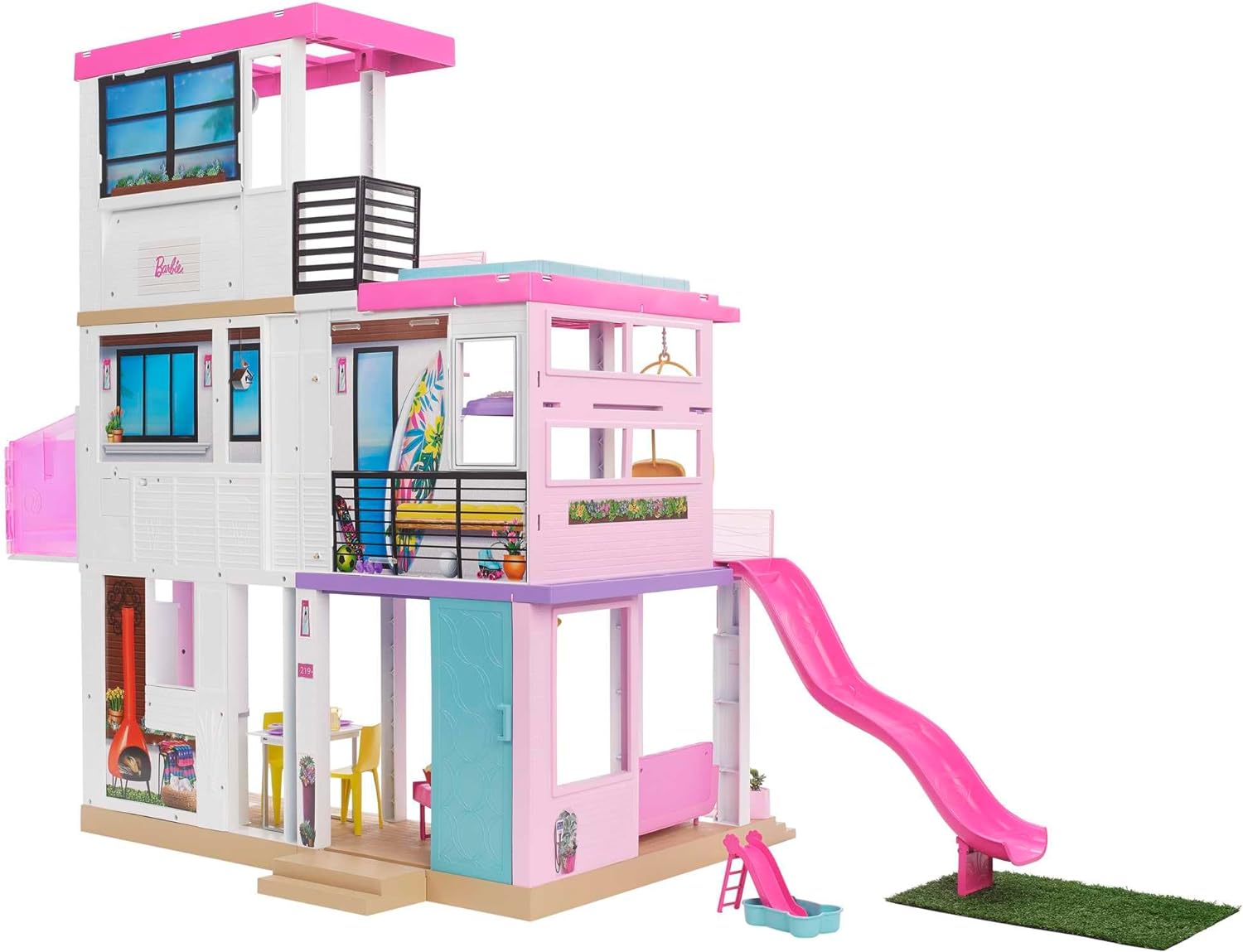 Barbie DreamHouse, Doll House Playset with 75+ Toy Furniture & Accessories, 10 Play Areas, Lights & Sounds, Wheelchair-Accessible Elevator (Amazon Exclusive)-6