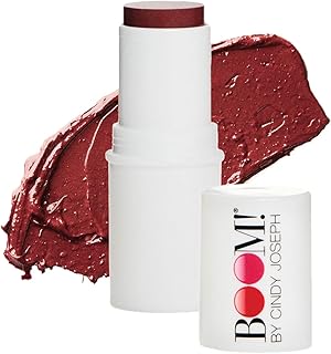 BOOM Beauty Boom Stick Berry: 3-in-1 Cream Blush Stick for Eyes, Lips & Cheek, Long-Wearing Blendable & Building Color Vegan Lipstick Pen for All Skin