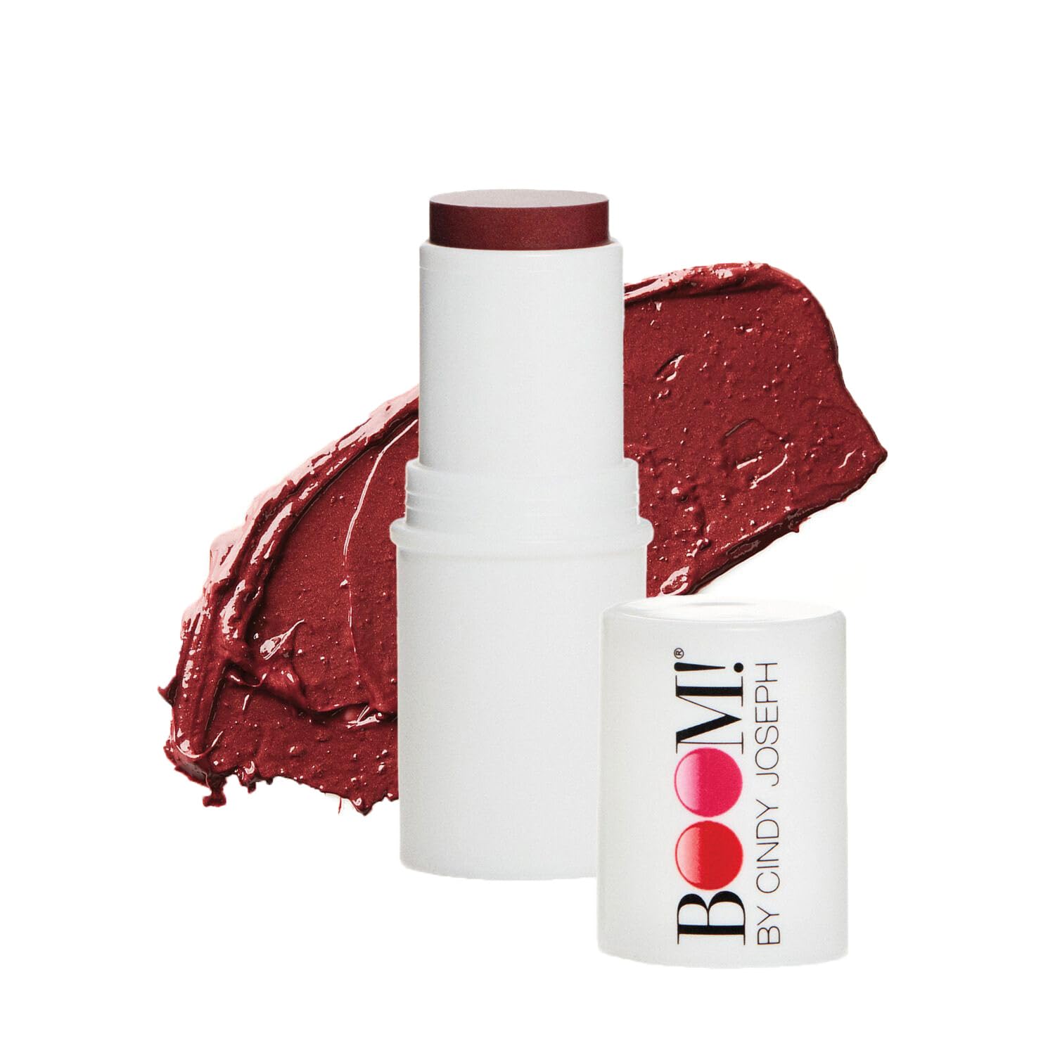 BOOM Beauty Boom Stick Berry: 3-in-1 Cream Blush Stick for Eyes, Lips & Cheek, Long-Wearing Blendable & Building Color Vegan Lipstick Pen for All Skin-0