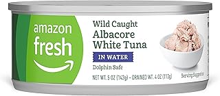 Amazon Fresh, Solid White Albacore Tuna, 5 Oz