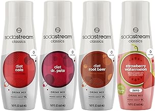 SodaStream Flavoring Diet Variety Pack Usa, 14.8 Fl Oz (Pack of 4)