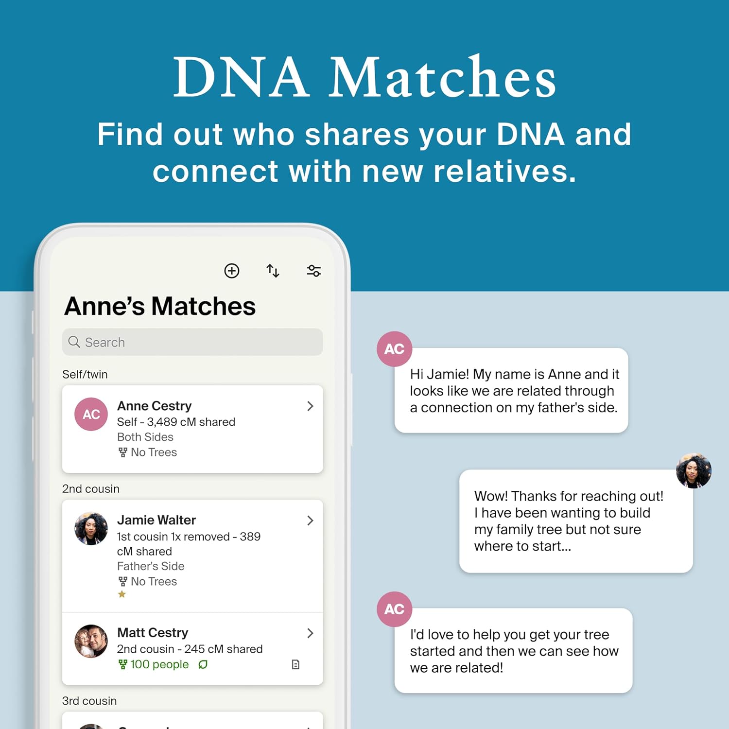 AncestryDNA Genetic Test Kit + 3-Month Ancestry World Explorer Membership: DNA Ethnicity Test, Find Relatives, Family History, Complete DNA Test, Ancestry Reports, Origins & Ethnicities, 1 Kit-4