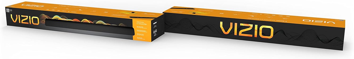 VIZIO V-Series All-in-One 2.1 Home Theater Sound Bar with DTS Virtual:X, Bluetooth, Built-in Subwoofer, Voice Assistant Compatible, Includes Remote Control - V21d-J8-11