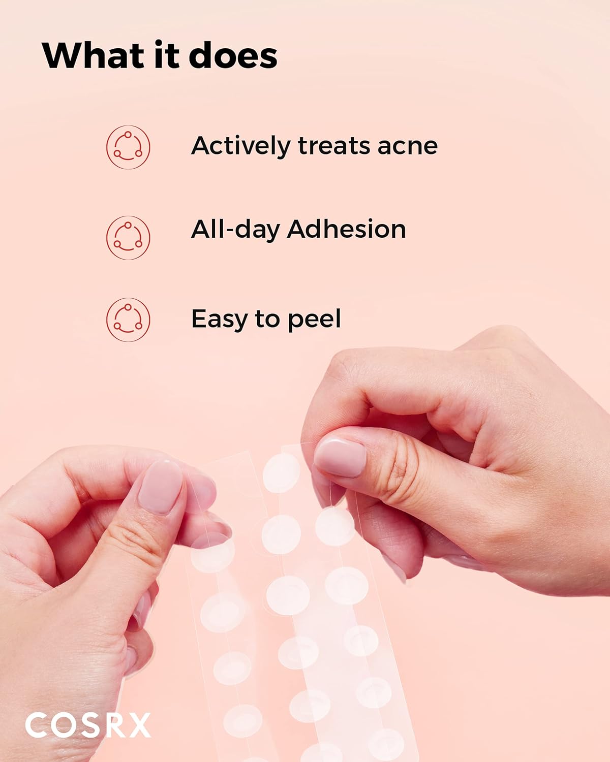 COSRX Master Patch Intensive | Oval-Shaped Hydrocolloid Pimple Patch with Tea Tree Oil & Salicylic Acid | Quick & Easy Blemish, Zit, Spot Treatment (90 Patches (Medium, Large), 90, Count)-4