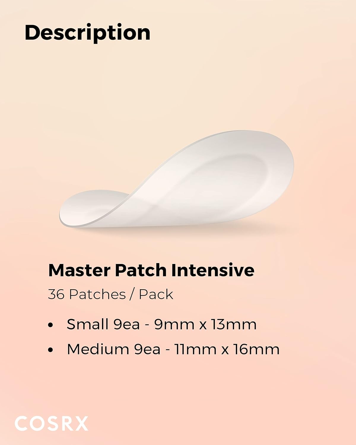 COSRX Master Patch Intensive | Oval-Shaped Hydrocolloid Pimple Patch with Tea Tree Oil & Salicylic Acid | Quick & Easy Blemish, Zit, Spot Treatment (90 Patches (Medium, Large), 90, Count)-7