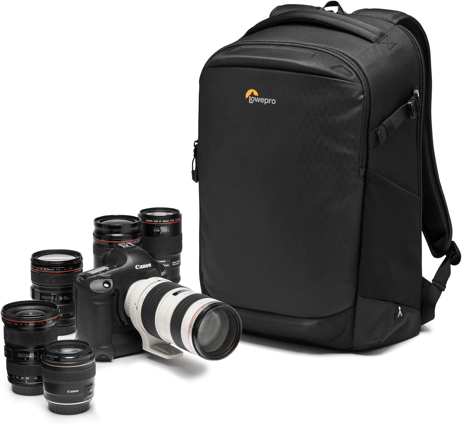 Lowepro Flipside BP 400 AW III Mirrorless and DSLR Camera Backpack - Black - with Rear Access - with Side Access - with Adjustable Dividers - for Mirrorless Like Sony α7 - LP37352-PWW-0