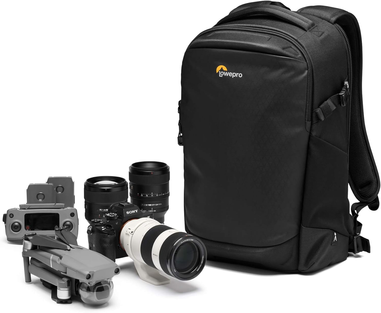 Lowepro Flipside BP 300 AW III Mirrorless and DSLR Camera Backpack - Black - with Rear Access - with Side Access - with Adjustable Dividers - for Mirrorless Like Sony α7 - LP37350-PWW-0