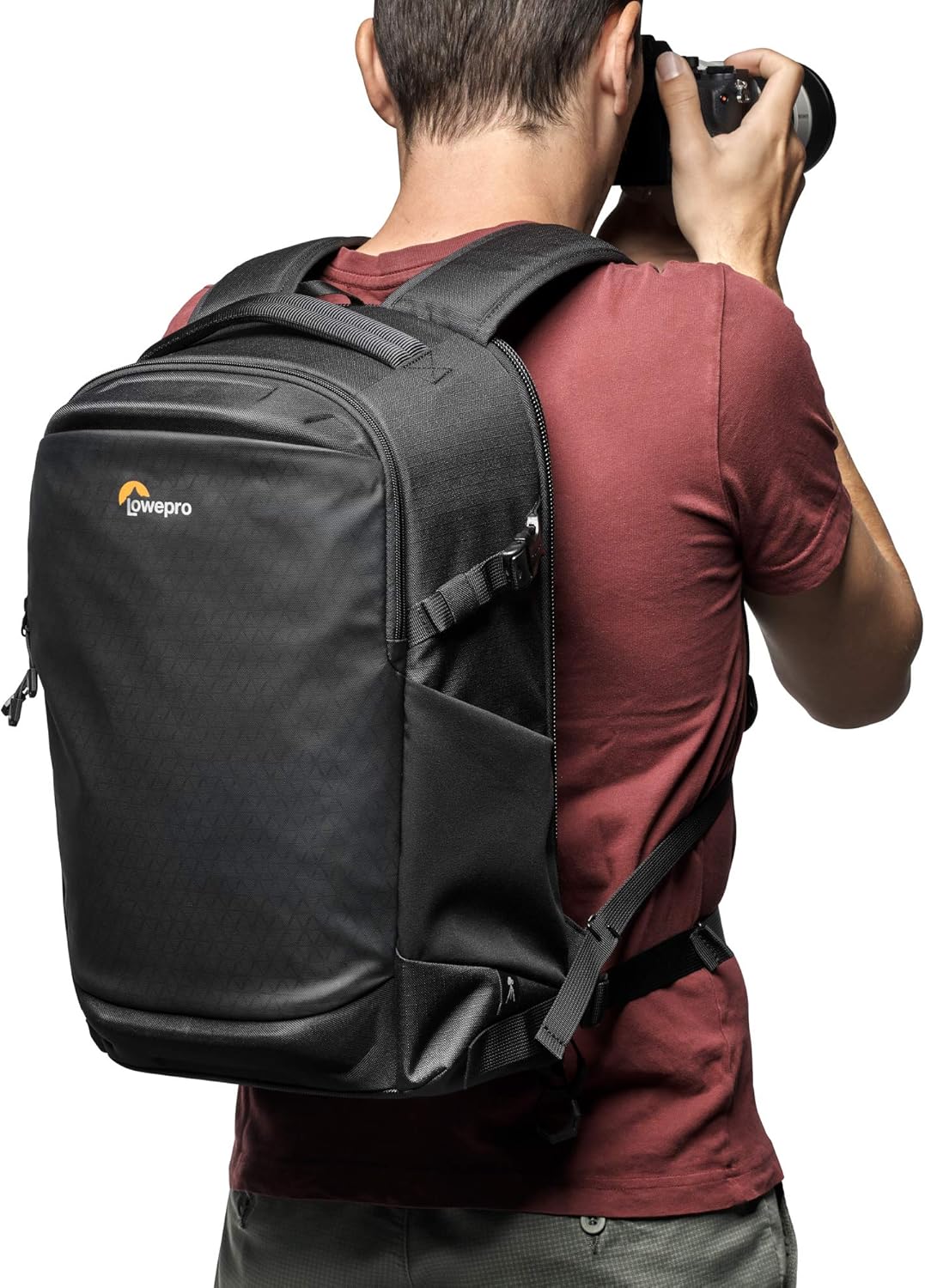 Lowepro Flipside BP 300 AW III Mirrorless and DSLR Camera Backpack - Black - with Rear Access - with Side Access - with Adjustable Dividers - for Mirrorless Like Sony α7 - LP37350-PWW-4