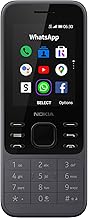 Nokia 6300 4G | Unlocked | International | WiFi Hotspot | Social Apps | Google Maps and Assistant | Light Charcoal