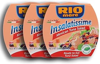 Rio Mare Insalatissima Mexican Tuna Salad Can (Pack Of 3), 16.8 Oz Total