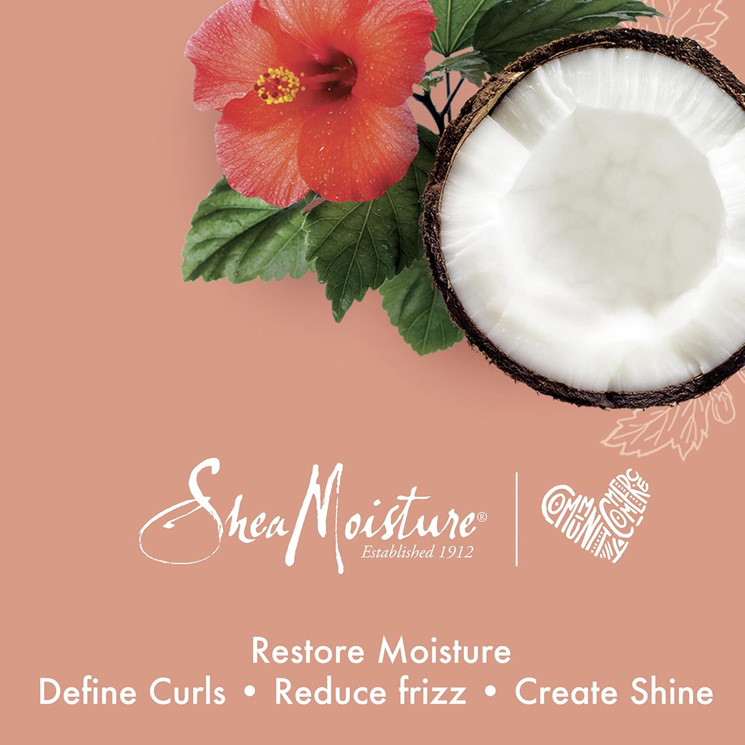 SheaMoisture Curl Enhancing Smoothie Hair Cream for Thick, Curly Hair Coconut and Hibiscus Sulfate Free and Paraben Free Curl Cream 20 oz-8