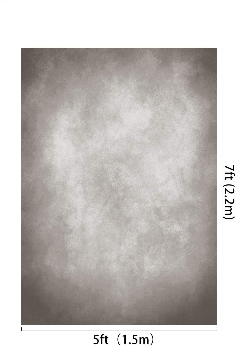 Kate 5x7ft Vintage Backdrops Abstract Grey Portrait Photo Backdrop for Photography Studio-1