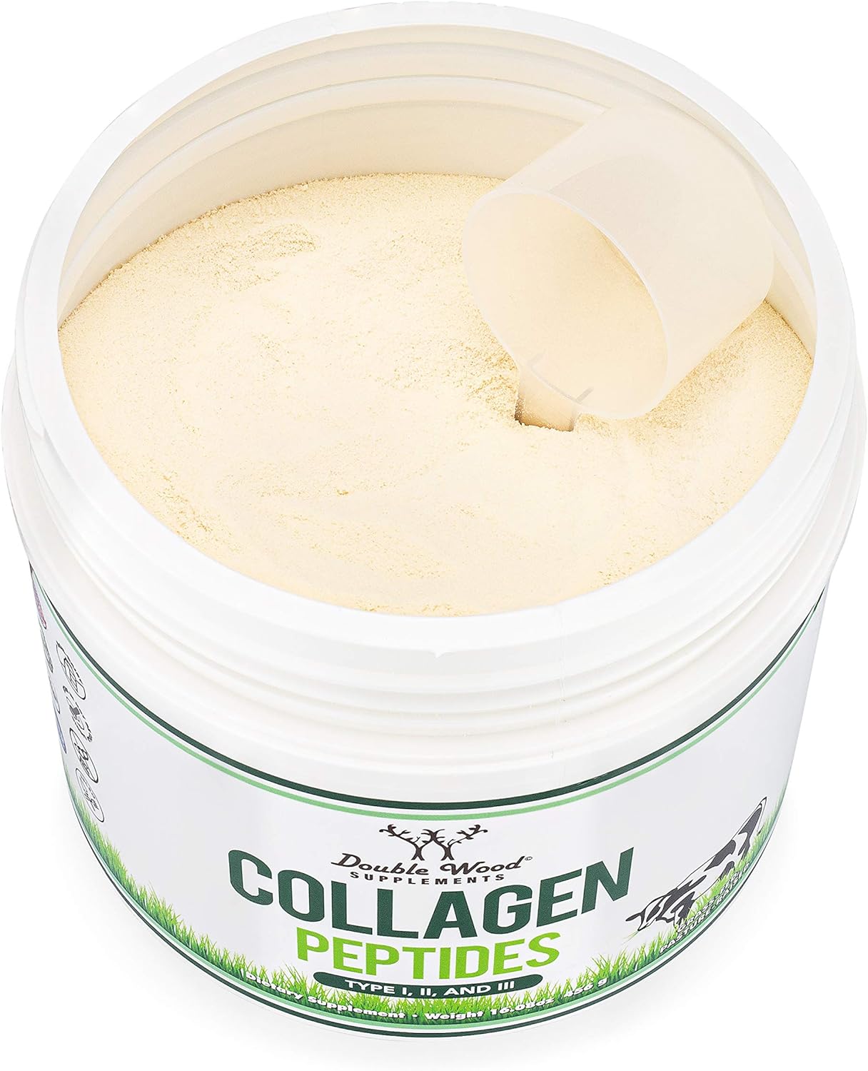 Collagen Peptides Powder - Hydrolyzed Collagen, Keto Safe - 16.08oz - Multi Type 1, 2, and 3 (Grass Fed Bovine Source)(Colageno Hidrolizado) Collagen Supplements for Women and Men by Double Wood-6